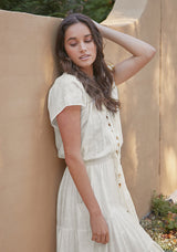 Aida Maxi Dress - White