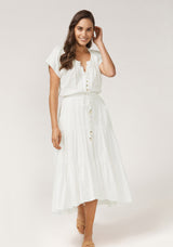 Aida Maxi Dress - White