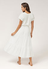 Aida Maxi Dress - White