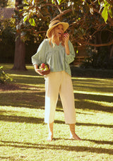 Dazie Blouse Top - Green