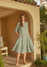 Daize Midi Dress - Green