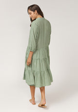 Daize Midi Dress - Green