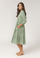 Daize Midi Dress - Green
