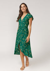 Delilah Wrap Midi Dress