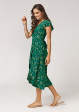 Delilah Wrap Midi Dress