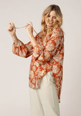 Garden Hazels Blouse Top