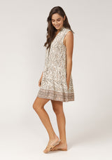 Gina Sleeveless Mini Baby Doll Dress