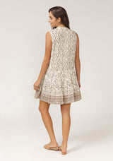 Gina Sleeveless Mini Baby Doll Dress