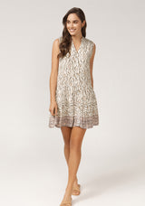 Gina Sleeveless Mini Baby Doll Dress