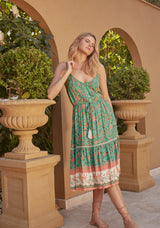 Karla Strappy Midi Dress