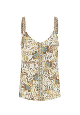 La Botani Cami Top - Light Moss