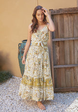 La Botani Maxi Skirt - Light Moss