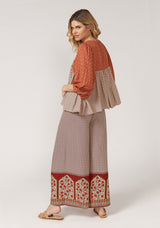 La Patricia Blouse Top - Red