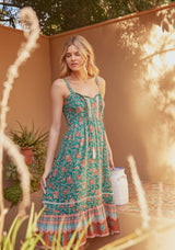 Palma Pleat Strappy Dress