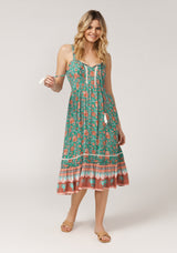 Palma Pleat Strappy Dress