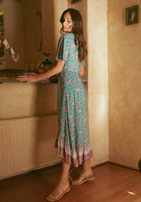 Palma High-Low Hem Midi Dress