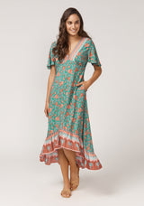 Palma High-Low Hem Midi Dress