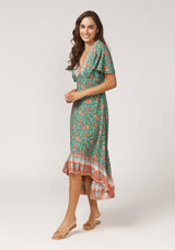 Palma High-Low Hem Midi Dress