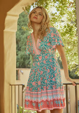 Palma Pleated Mini Dress