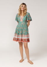 Palma Pleated Mini Dress