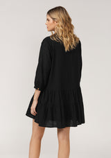 Remi Mini Baby Doll Dress - Black