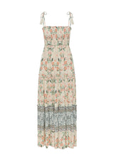 Rosa Shirried Maxi Dress