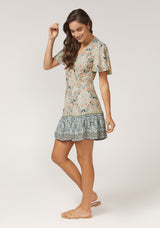 Rosa Wrap Mini Dress