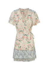 Rosa Wrap Mini Dress
