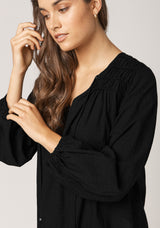 Sasa Blouse Top - Black