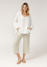 Sasa Blouse Top - White