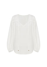 Sasa Blouse Top - White