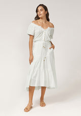 Aida Maxi Dress - White