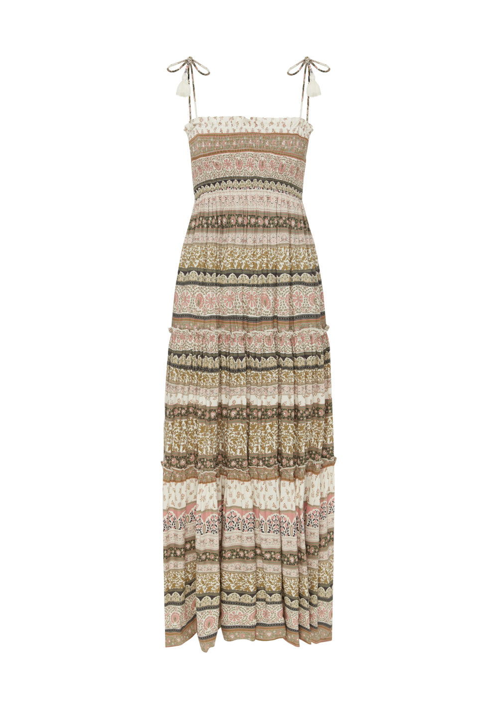 Belinda Strappy Boho Maxi Dress Byiris