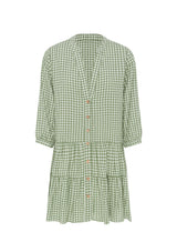 Dazie Babydoll Mini Dress - Green