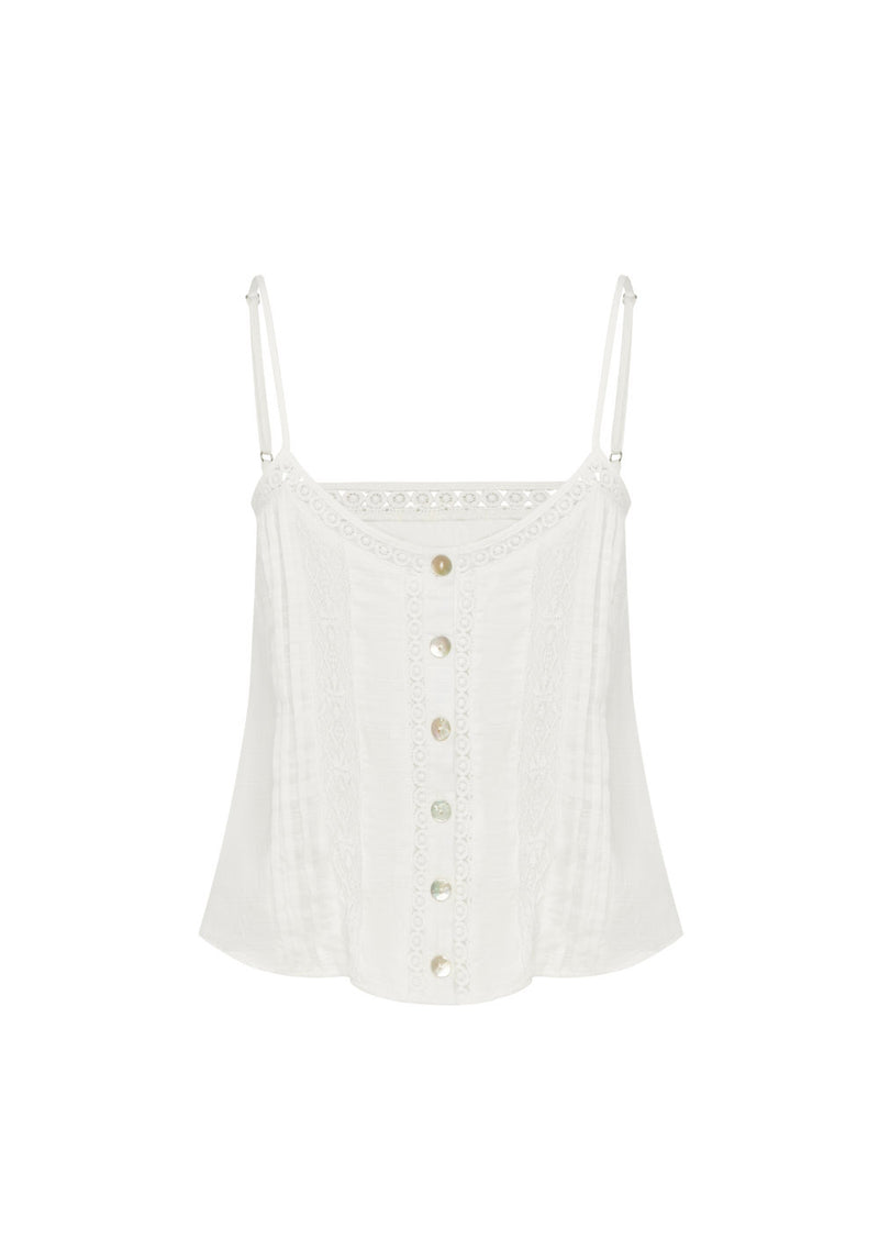 Ella Cami Top - White