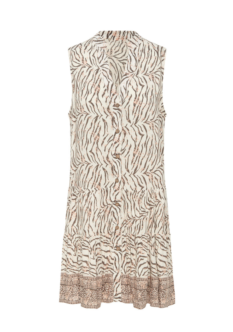 Gina Sleeveless Mini Baby Doll Dress