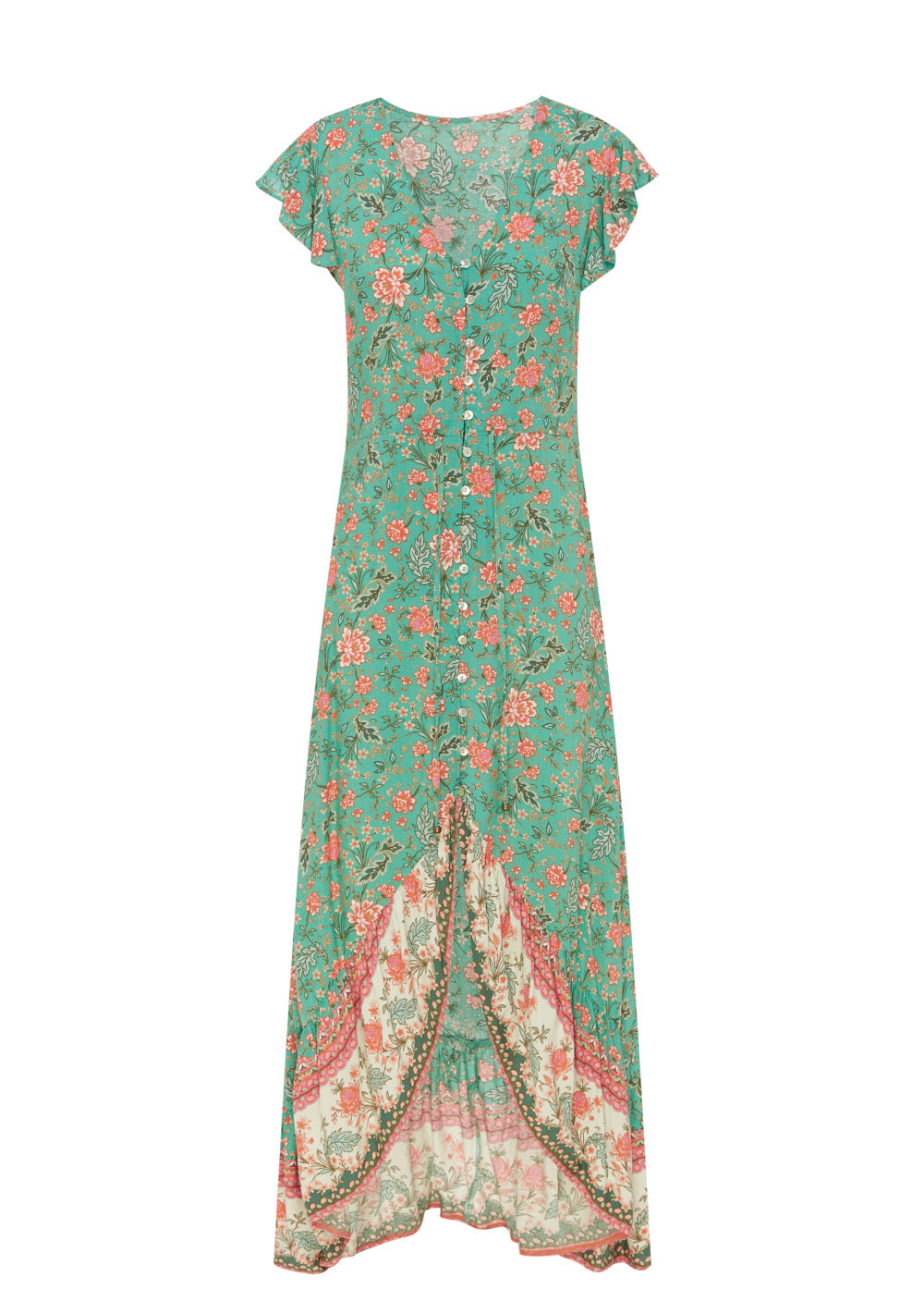 Karla High-Low Hem Maxi Dress Byiris Karla High-Low Hem Maxi Dress Byiris