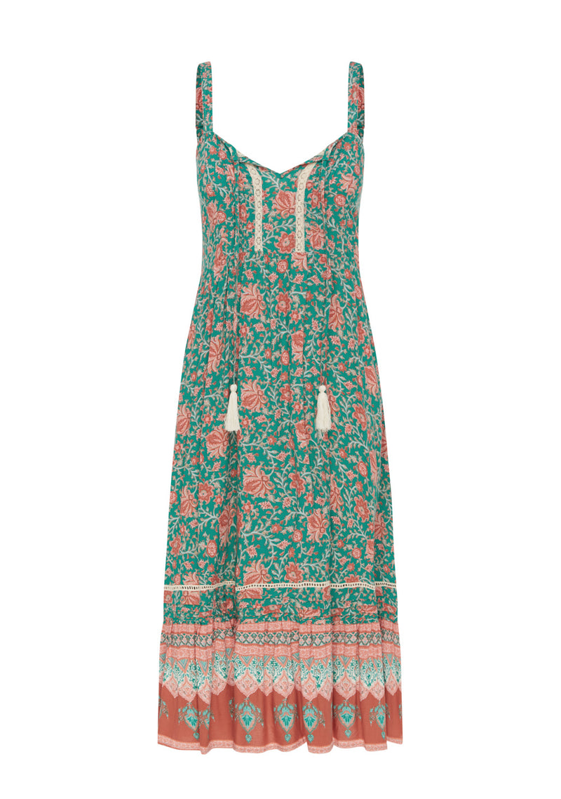 Palma Pleat Strappy Dress