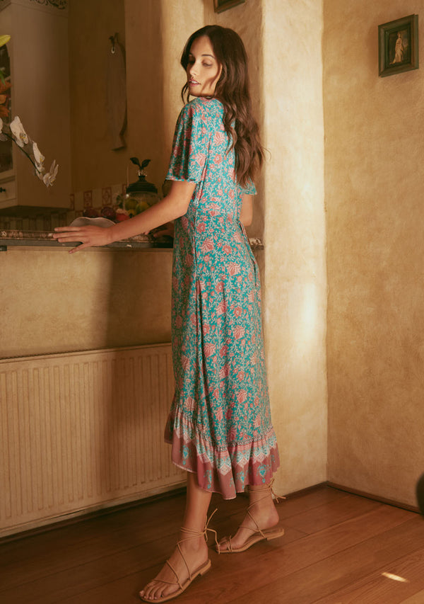 Palma High-Low Hem Midi Dress