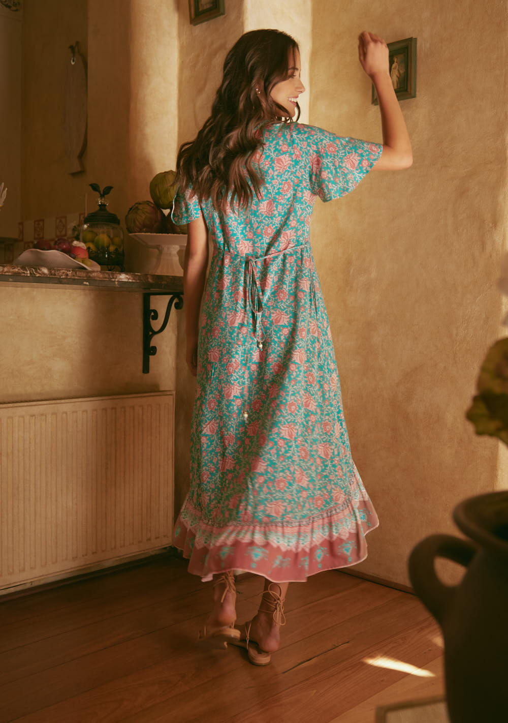 palma midi dress Free People Palma Midi Dress - Blue