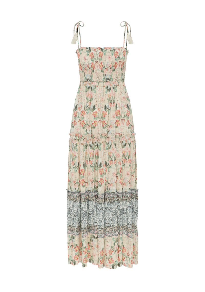 Rosa Shirried Maxi Dress